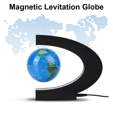 Magnetic Levitating Globe with LED Light; Cool Tech Gift for Men Father  Boys; Birthday Gifts for Kids; Floating Globes World Desk Gadget Decor in