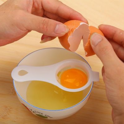 ส่งจากไทย 🇹🇭 ที่แยกไข่แดง ช้อนพลาสติก ช้อนแยกไข่ Egg Yolk Separator Divider ใช้แยกไข่ แดง แยกไข่ขาว 9.9