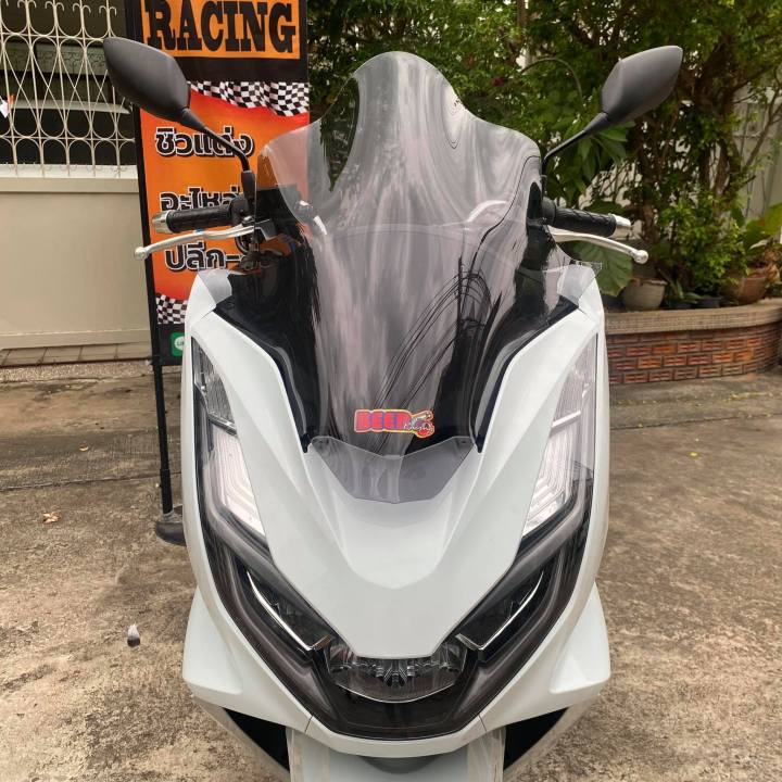 ชิวหน้าpcx160cc-สำหรับปี2021-23-ทรงสูง-ของแต่รถ-ชิวใส-ชิวหน้าแต่ง-อุปกรณ์แต่งรถ-pcx160-รถพีซีเอ็ก-pcxปี21-ทรงปูอิ