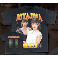 เสื้อผ้าฝ้าย เสื้อยืดผ้าฝ้าย Mei miyajima -  Bootleg T-Shirt(S-5XL)