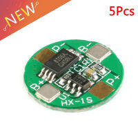 5PCS 3.7V 1S 2.5A 18650 Li-Ion BMS PCM บอร์ดป้องกันแบตเตอรี่ PCB พร้อม Overcharge และ Over Discharge Protection