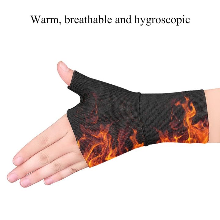 เข็มขัดรัดสายรัดนิ้วโป้งมือแบบรัดแน่นสำหรับดูแลมือข้อมือมีหลุมผ้าพันดามข้อมือแขนสายกอล์ฟ-tenosynovitis-arthritis-s