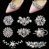 【CW】♀  1Pc Shoe Decorations Rhinestone Clamp Clip Buckle for Heel Wedding Bride