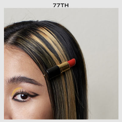 77Th lipstick hair clip กิ๊ปสติก