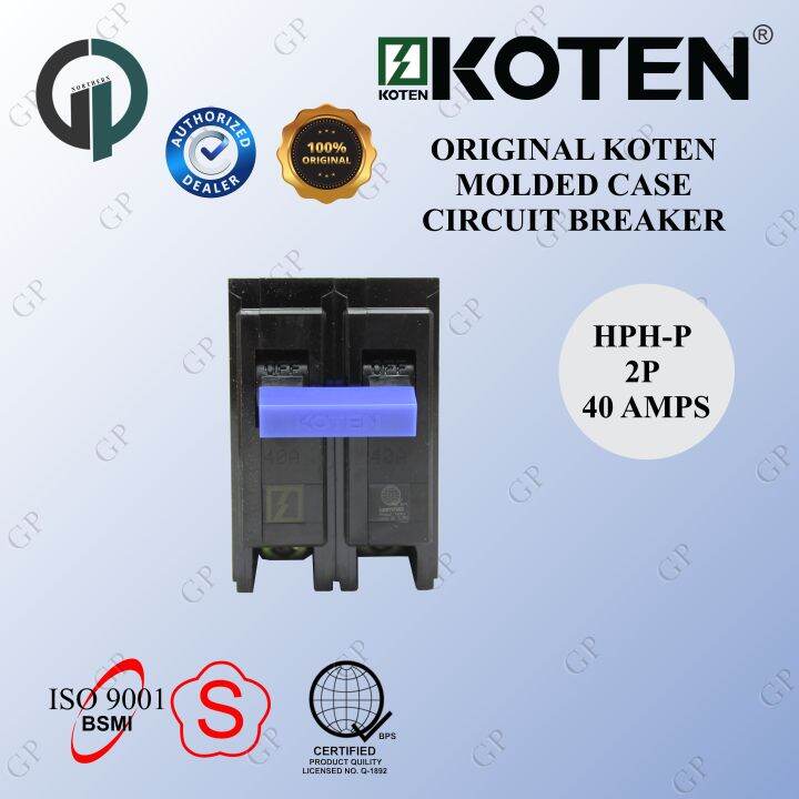 Original Koten Circuit Breakers 40 amp & 60 amp 2P PlugIn Type