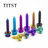 TITST M4/M5/M6 Gr5แข็งไทเทเนียมอัลลอยด์ CNC ข้อมูลจำเพาะของการแข่งขันหัวเจาะรูปดาวสกรูเกลียวปล่อยการติดตั้งสากล