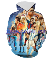 （xzx  31th）  (all in stock xzx180305)Messi 3d full printing can customize 2023 high-quality Hoodie 20