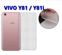 Vivo Y81 / Y 81i  ฟิล์มสติกเกอร์ใส ลายเคฟล่า 3D ติดหลังเครื่อง กันน้ำกันเหงื่อ กันรอยขีดข่วน