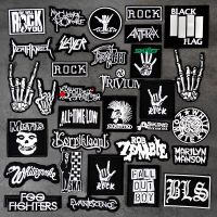 ROCK BAND PUNK DIY Embroidery Applique Ironing Clothing Sewing Supplies Decorative Badges Classic MUSIC Haberdashery