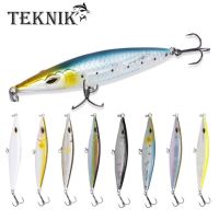 ♞ Teknik Fishing Lure 2021 Floating Pencil Baits 90mm/110mm/130mm Stickbait Wobblers Topwater asturi Lures for seabass bonitos