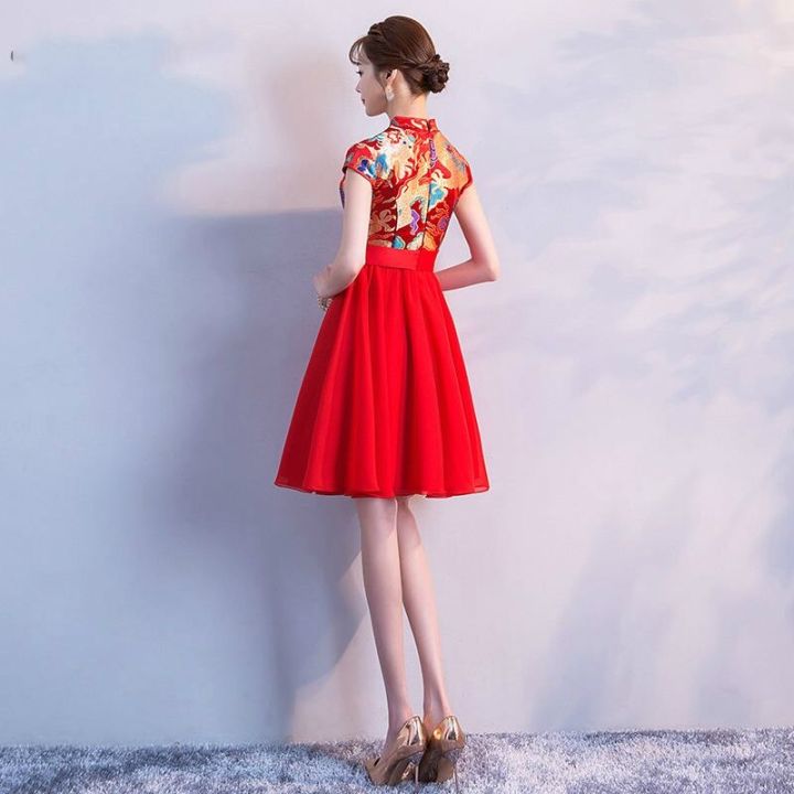 ชุด-cheongsam-เจ้าสาวสีแดงแต่งงานชุดย้อนยุคกี่เพ้าผู้หญิงจีนชุดแต่งงาน-qipao-robe