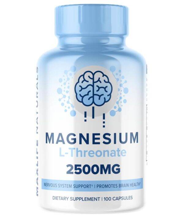 Magnesium LThreonate 2500mg, Magnesium Threonate 100 Capsules Lazada