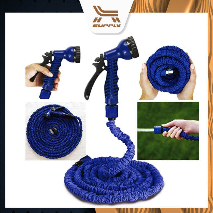 Lh Magic Hose 25ft Expandable Garden Hose Kit Stretchable Water Hose