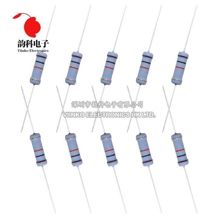 200pcs-2w-metal-oxide-film-resistor-5-1r-10m-100r-220r-330r-1k-2-2k-3-3k-4-7k-10k-22k-47k-100k-1m-100-220-330-ohm-carbon-film