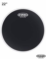 Evans™ หนังกลองกระเดื่อง / หนังกลองเบส 22" แบบน้ำมันดำ 2 ชั้น รุ่น BD22HBG (Hydraulic™ Black Bass Batter Drumhead) ** Made in USA **