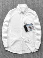 High-end outdoor thin sun-blocking stretchy comfortable and breathable autumn mens casual long-sleeved shirt jacket 【JYUE】