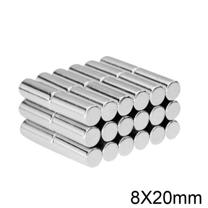 1ชิ้น-แม่เหล็ก-8-20มิล-ทรงกระบอก-8x20มิล-magnet-neodymium-8x20mm-แม่เหล็กแรงสูง-8mm-x-20mm-แม่เหล็กแรงดูดสูง-8-20mm-ชุบนิเกิล-ติดแน่น-ติดทน-พร้อมส่ง