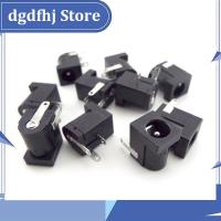 Dgdfhj Shop 5.5x2.1mm DC-005 DC Female Power Socket Plug Connectors Power Supply Barrel-Type Right Angle PCB Mount Terminal 5521