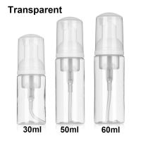 30/50/80ml Transparent White Plastic Foaming Bottle Soap Dispenser Liquid Pump Container Shampoo Shower Gel Makup Tools