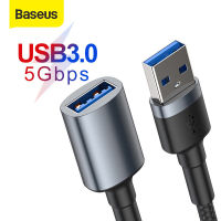 BASEUS สายต่อ USB USB 3.0 สาย USB 3.0 Micro USB OTG สายเคเบิ้ลสำหรับสมาร์ททีวี PS4 HDD USB 3.0 ชายกับหญิงข้อมูล Cale