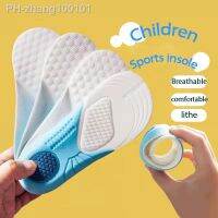 A Pairs Kids Memory Foam Insoles Children Orthopedic Breathable Flat Foot Arch Support Insert Sport Shoes Running Pads Care Tool