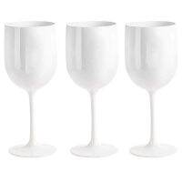 4X Elegant and Unbreakable Wine Glasses, Plastic Wine Glasses, Very Shatterproof Wine Glasses