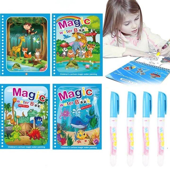 kids-montessori-toys-reusable-magic-water-coloring-book-magica-drawing-books-painting-toys-toddler-early-education-toys-for-baby