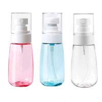 1PC 100ml Travel Sub-bottled Sunscreen Spray Bottle Portable Transparent Plastic Bottle for Travel Convenience Foam Press Bottle