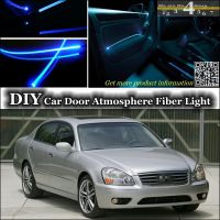 For Infiniti Q45 F50 MK3 interior Ambient Light Tuning Atmosphere Fiber Optic Band Lights Inside Door Panel illumination Tuning