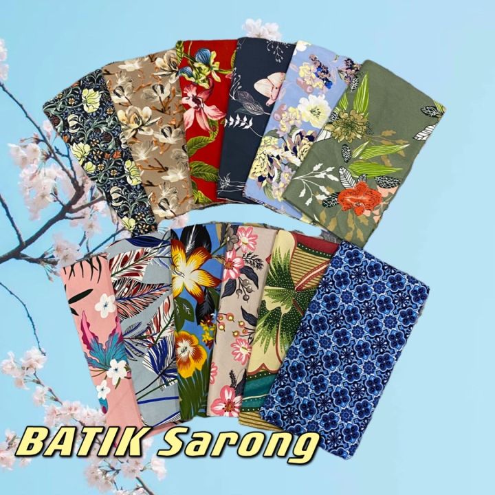 batik-sarong-ผ้าถุง-ผ้าถุงลายสวย-ลายโสร่ง-ลายดอกไม้-กว้าง-2-เมตร-เย็บแแล้ว-สวย-พร้อมใส่-ผ้าถุงลายมาใหม่-ลายบาติก-สีสดสวย