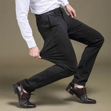 Mens black sale casual dress pants