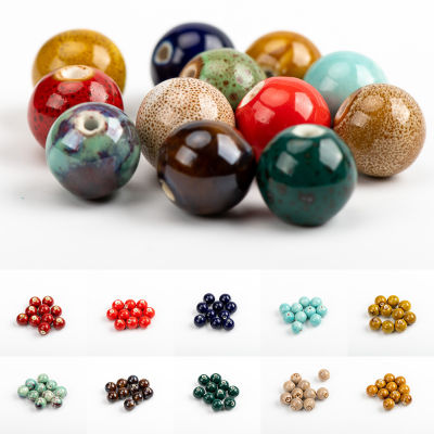 16# 10pcs Big unique Ceramic beads not silicone porcelain bead for jewelry making 16mm #A110A