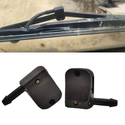 2Pcs Universal Windshield Windscreen Washer Wiper Blade Water Spray Jets Nozzles For VW LT Crafter Vito W638 Sprinter Rodius Windshield Wipers Washers