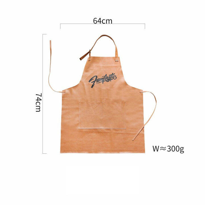 european-and-american-style-leather-waterproof-and-grease-proof-apron-for-household-kitchen-neck-sleeveless-apron