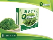 Hộp rong nho Okinawa 100g  5 gói zip nhỏ