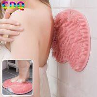 ✘ CDQ Exfoliating Shower Massage Scraper Bathroom Non-slip Bath Mat Back Massage Brush Silicone Foot Wash Body Cleaning Bathing