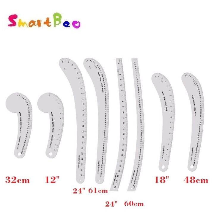 Metal Patchwork Rulers for Fashion Design; Garment Ruler for Sewing and ...