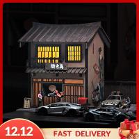 Pezhong โมเดล DIY ร้านเคบับ1/64สำหรับอาคารถนนอาคารทางสถาปัตยกรรม