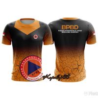 xzx 180305   KAOS BPBD LENGAN PENDEK Orange