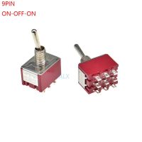 【No-profit】 Kings Trading mall 2PCS MINI MTS-303 3PDT 9PIN ON-OFF-ON Miniature สลับสวิทช์สวิทช์6A/125V 2A/250V MTS 303 MTS303