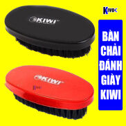 Bàn Chải Đánh Giày Lông Ngựa KIWI cầm tay - Dụng Cụ Chà Giầy Giày Da Mềm