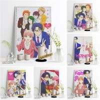 ☽❏ Wotakoi: ความรักเป็นเรื่องยากสำหรับ Otaku คลาสสิกอะนิเมะการ์ตูนบทบาทโปสเตอร์พิมพ์ศิลปะผ้าใบจิตรกรรมห้องนั่งเล่นห้องเด็กตกแต่งบ้าน