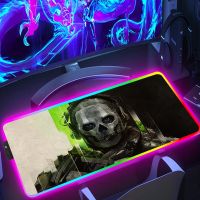 Call Of Duty Gamer Keyboard Pad RGB Mousepad Xxl Desk Mat Mouse Gaming Pc Accessories Mats Mause Large Anime Extended Backlit