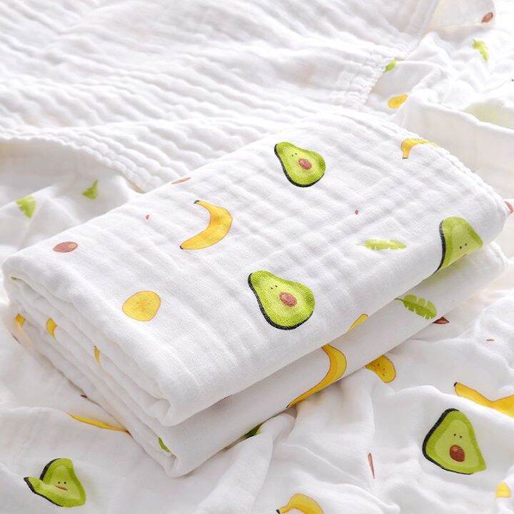 jw-110x110cm-baby-blanket-newborn-4-layer-cotton-soft-absorbent-gauze-quilt-infant-swaddle-wrap