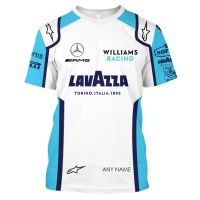 2023 In stock racing lavazza 3d williams t-shirt ，Contact the seller to personalize the name and logo