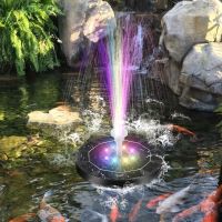 1pc Solar Bird Bath Fountain Pump Solar Fountain Free Standing Floating Solar Powered Water Fountain Pump For Bird Bath Gar