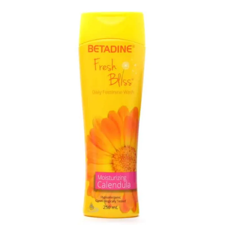 Betadine Fresh Bliss Moisturizing Calendula Daily Feminine Wash 250ml