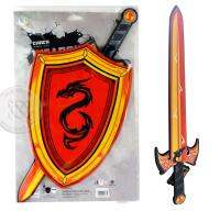 ดาบ-โล่ Sword Shield Dragon (ผลิตจากวัสดุ EVA Foam)