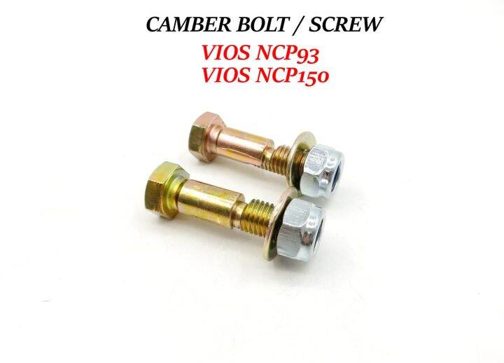 TOYOTA VIOS NCP93 / NCP150 08-18 FRONT ALIGNMENT BOLT / SCREW CAMBER ...