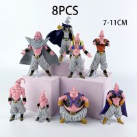 Hot 8pcs/Set Dragon Ball Z Anime Figure Majin Buu Fat Buu PVC Action Figures Collection Model Toys For Children Adult Gifts